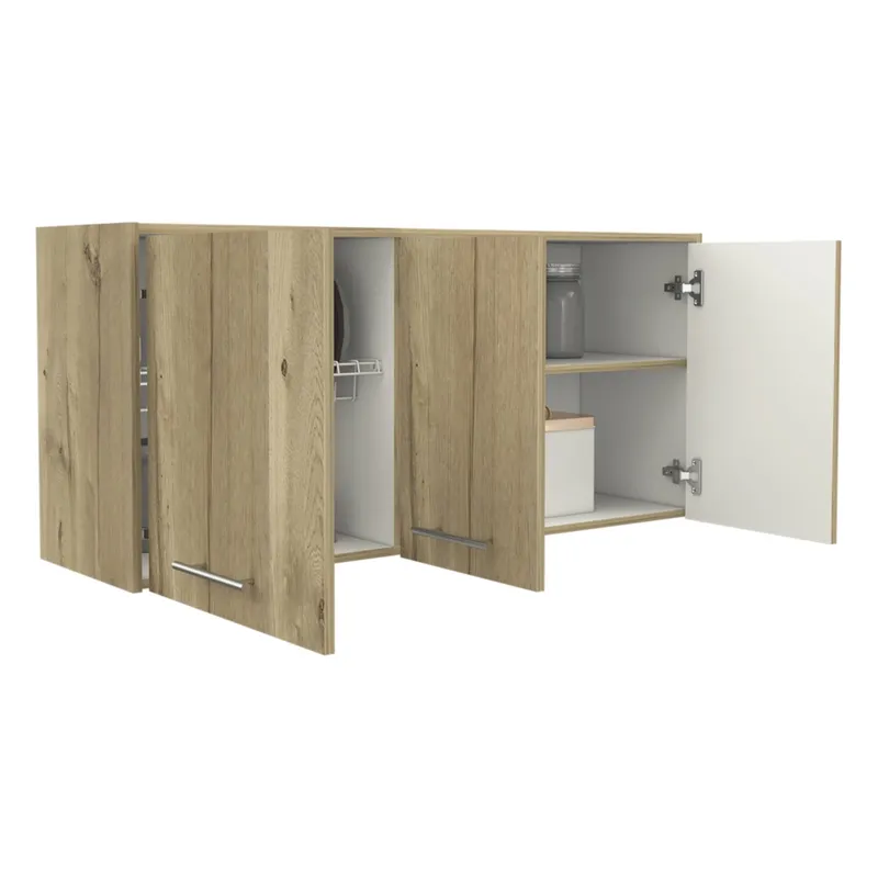 TUHOME - Mueble De Cocina Aereo 120 Cm Orion Blanco  Duna
