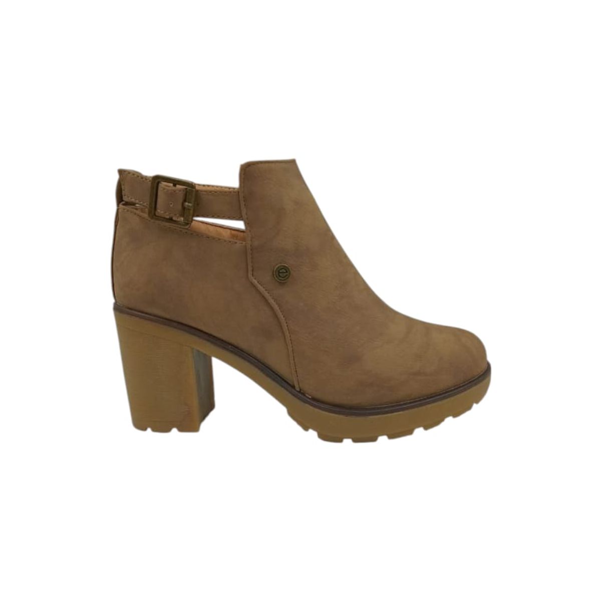 HERIEL - Botín Camel Taco Mujer