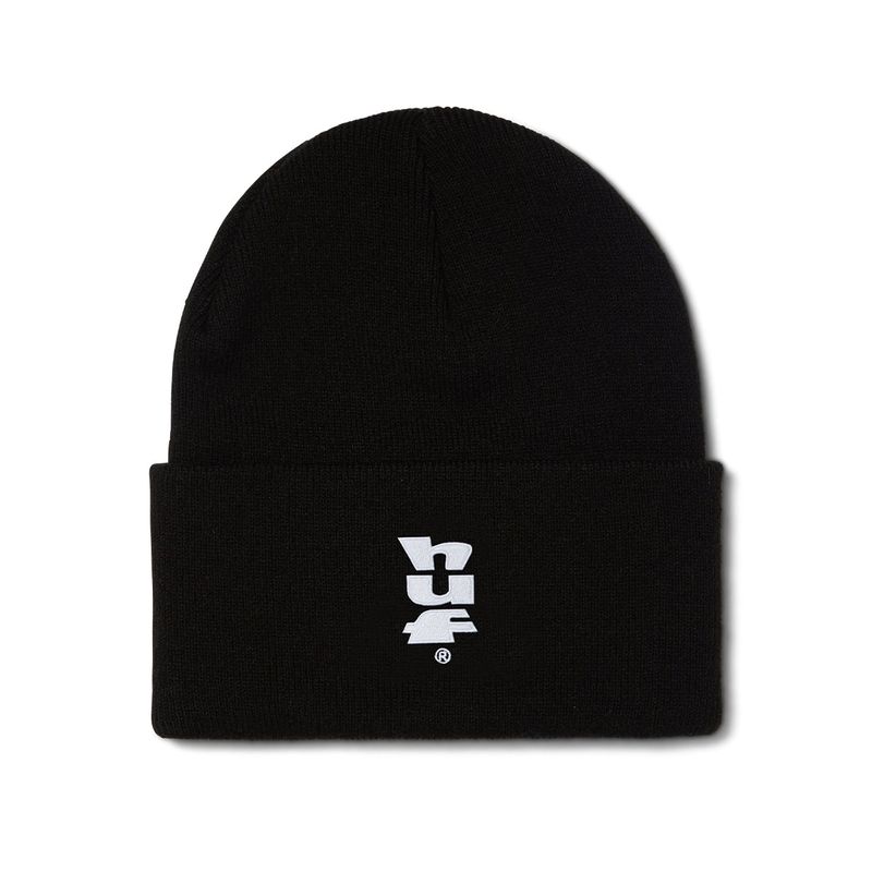 HUF - BEANIE HUF SET MEGABLAST CUFF BLACK