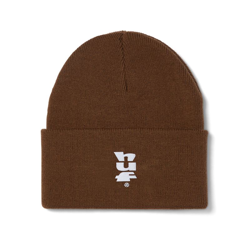 HUF - BEANIE HUF SET MEGABLAST CUFF BROWN