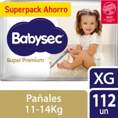 BABYSEC - Pañal Super Premium XG 112Un