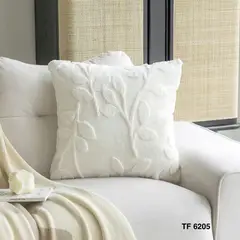 GENERICO - Fundas de cojin Pack 2 unidades relieve