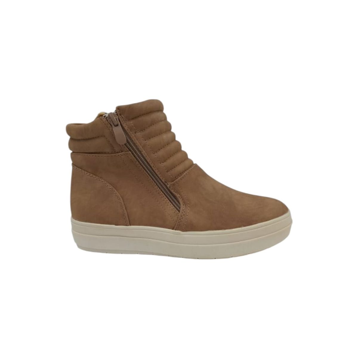 HERIEL - Zapatilla Camel Plataforma Mujer