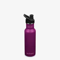 KLEAN KANTEEN - Clásica Botella Deportiva de 532 ML con Tapa Sport