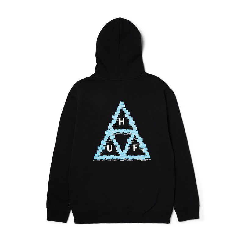 HUF - POLERON HUF DESKTOP PO HOODIE BLK