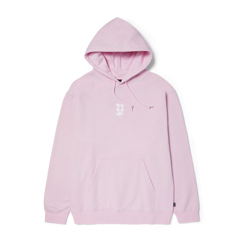 HUF - POLERON HUF SET MEGABLAST P/O HOODIE POWDER PINK