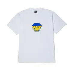 HUF - POLERA BIG BLOCK S/S WHITE