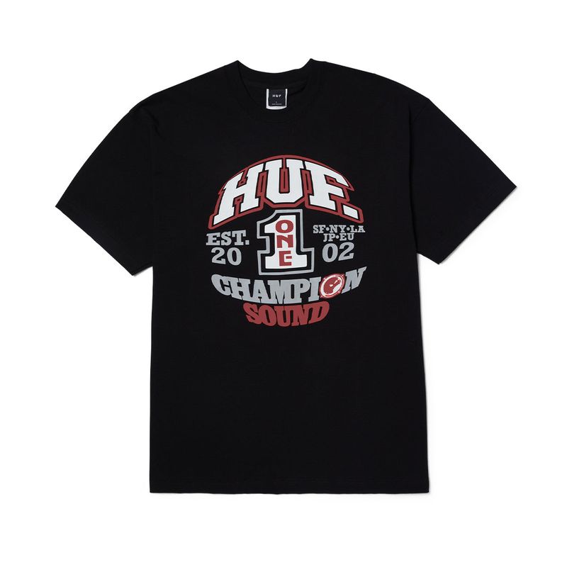 HUF - POLERA HUF CHAMPION SOUND S/S BLACK