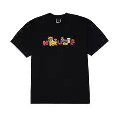 HUF - Polera negra hombre algodón