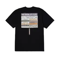 HUF - POLERA PLAZA S/S BLACK - XXL