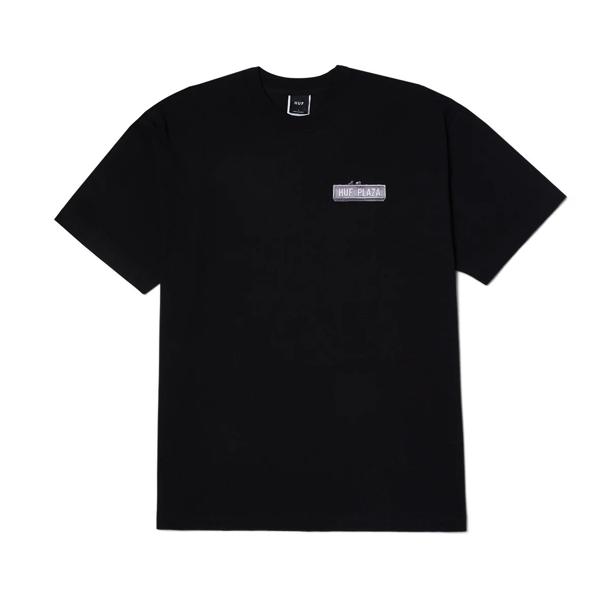 HUF - Polera Negra Hombre PLAZA HUF