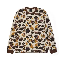 HUF - POLERA SHRADER CAMO L/S THERMAL DUCK - XL