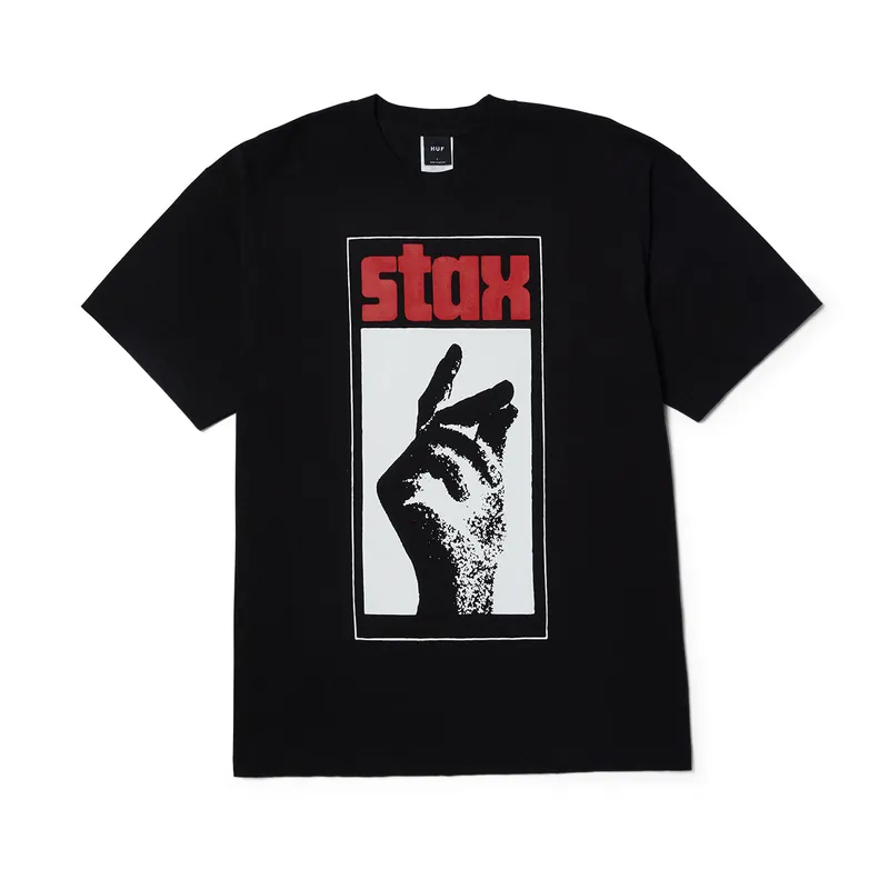 HUF - Polera negra hombre algodón HUF