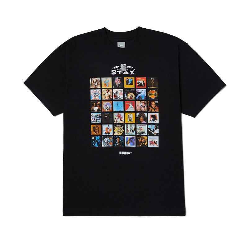 HUF - POLERA HUF X STAX SOULSVILLE USA S/S BLK