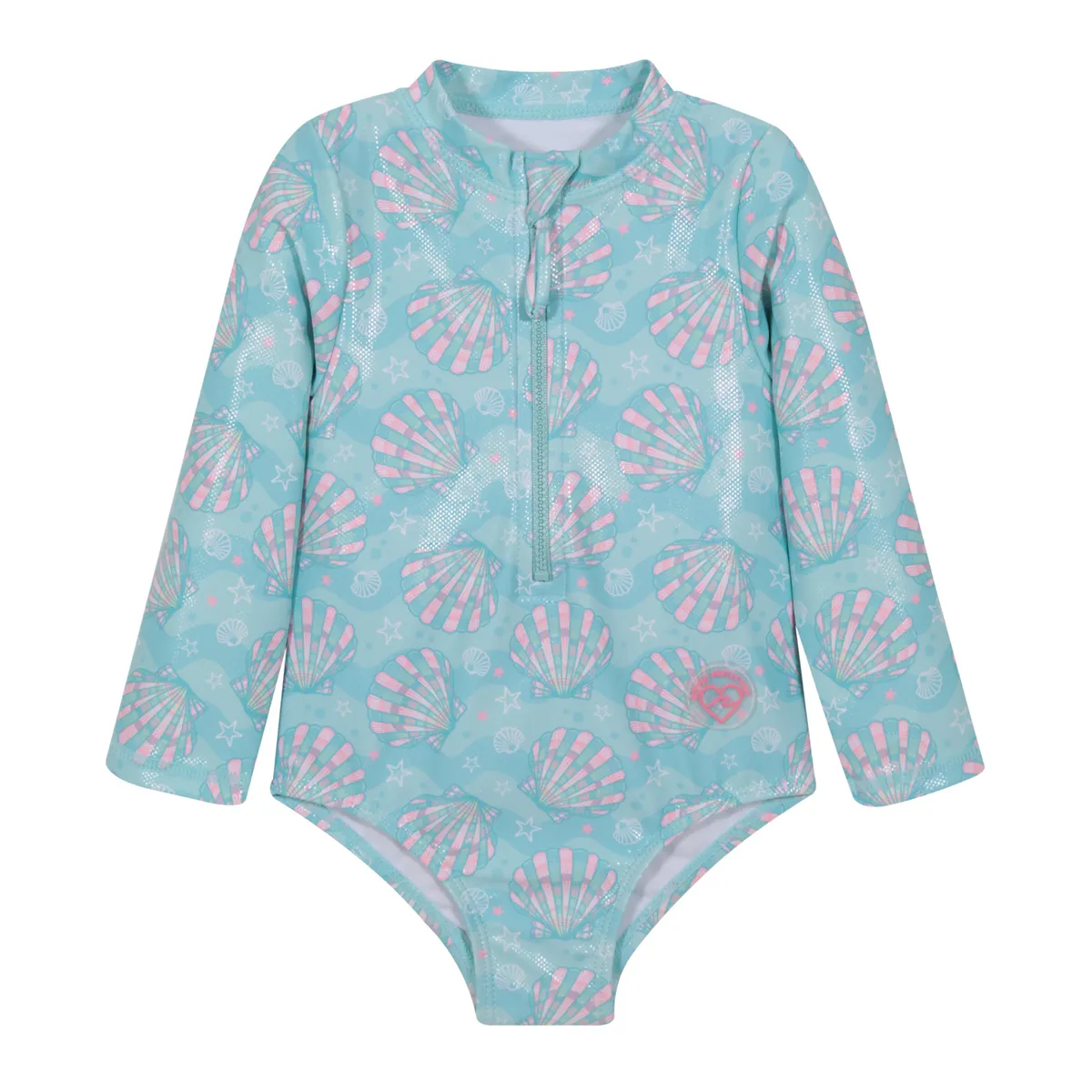 H2O WEAR - Traje de baño Bebe Niña UV50 MLarga H2O Wear Calipso - Celeste