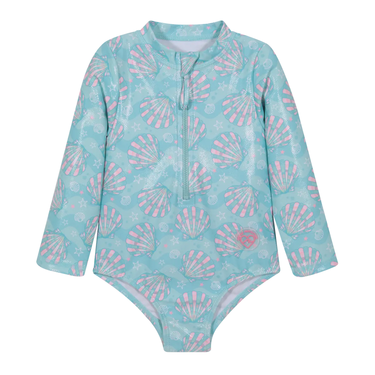 H2O WEAR - Traje de baño Bebe Niña UV50 MLarga H2O Wear Calipso - Celeste