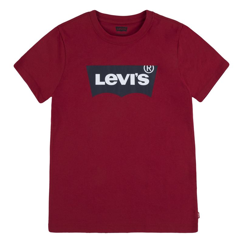 LEVIS - Polera Niño Batwing Manga Corta Rojo Levis
