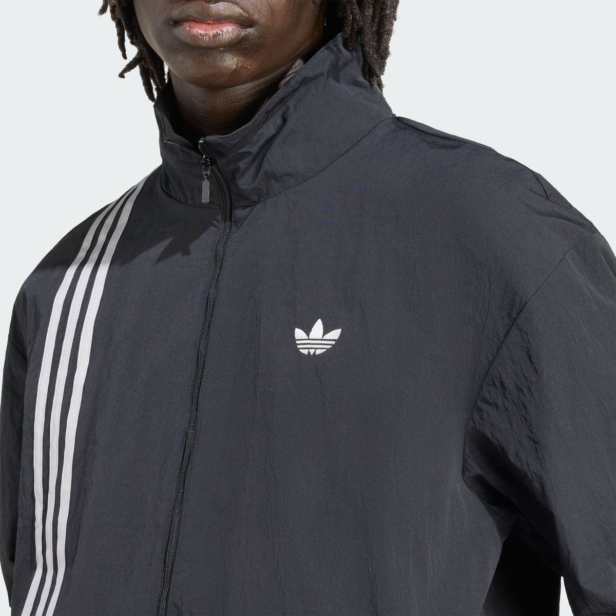 ADIDAS - Chaqueta deportiva Firebird con tejido a rayas frontales