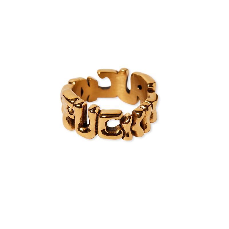 HUF - ANILLO HUF FUCK IT WARPED RING GOLD