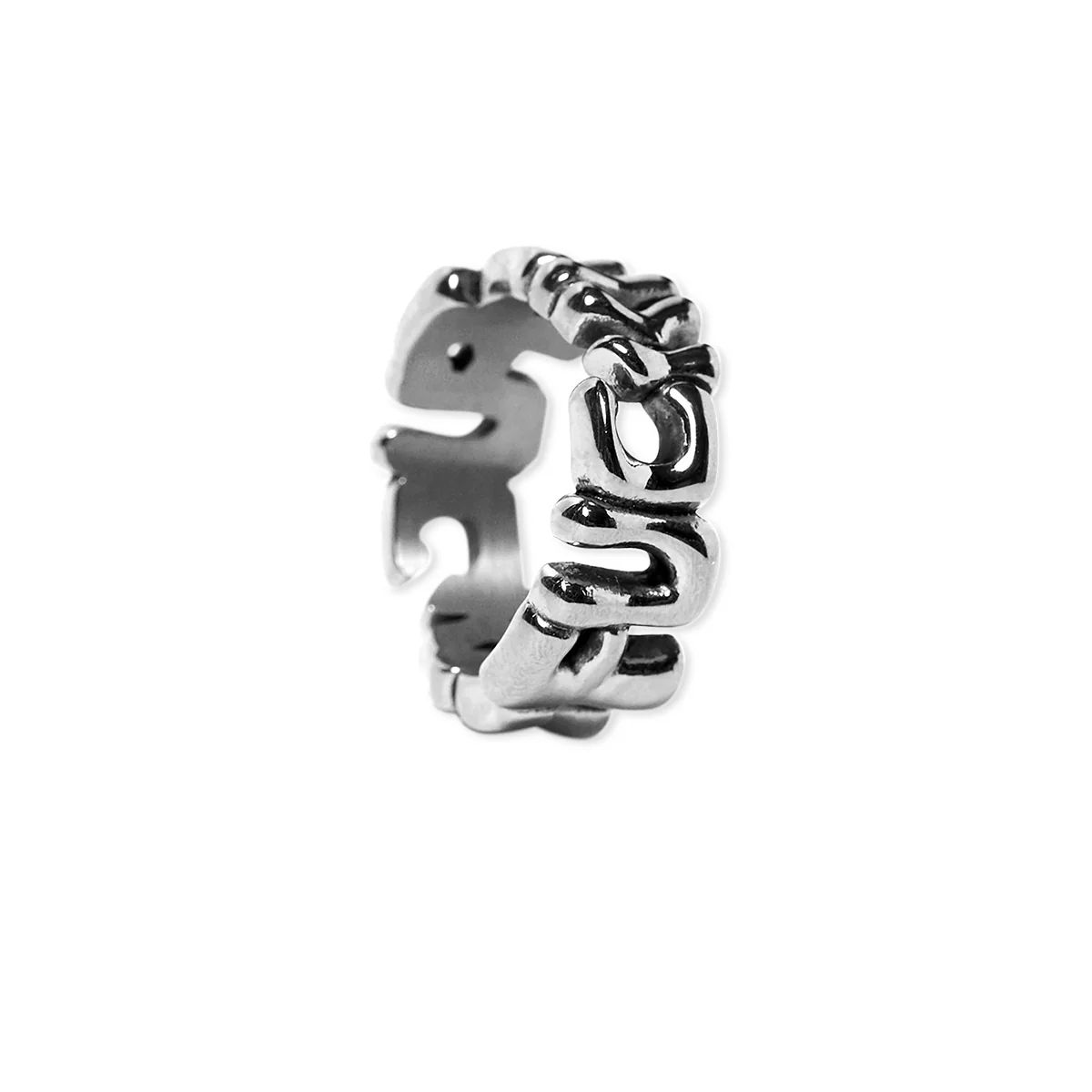 HUF - ANILLO HUF FUCK IT WARPED RING SILVER