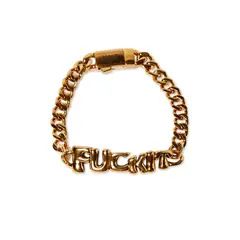 HUF - PULSERA FUCK IT WARPED ID GOLD
