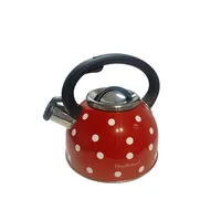 Tetera Silbadora Roja de Puntos Haus Roland