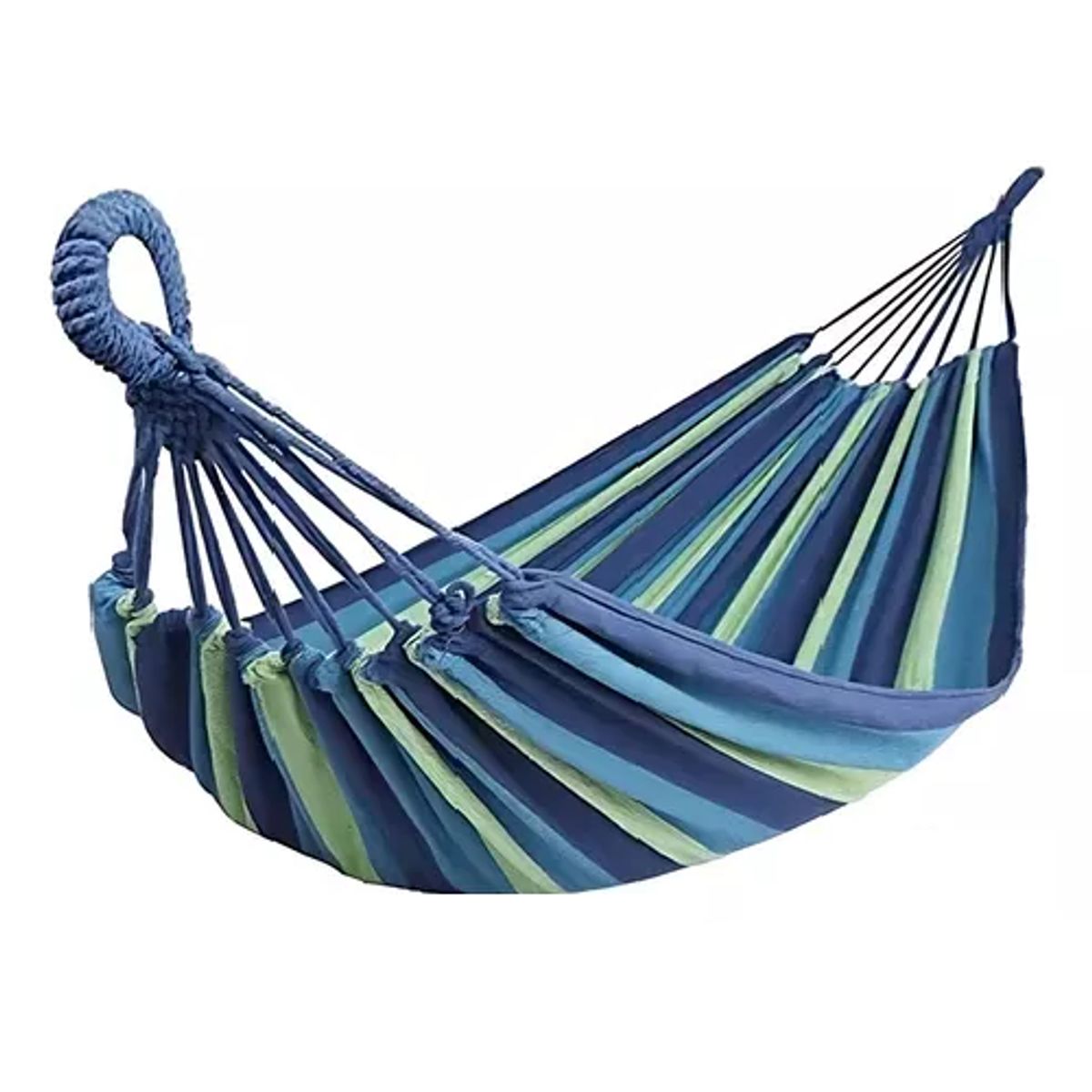 GENERICO - Hamaca camping 1 plaza 80x189 cm azul