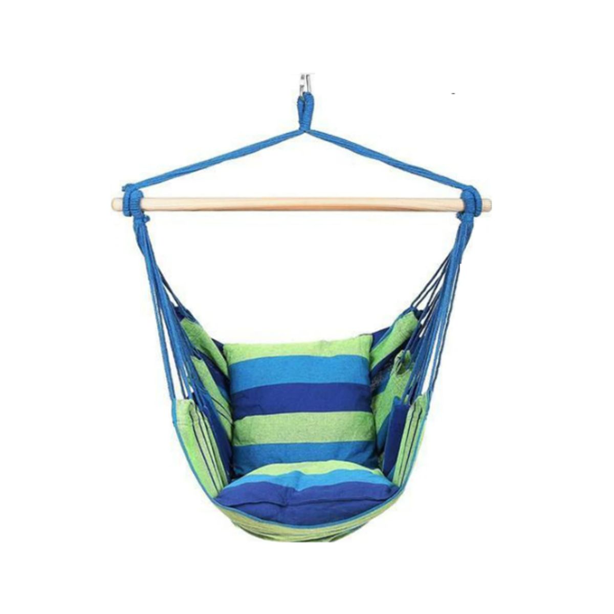 GENERICO - Silla hamaca con palo camping Color Multicolor