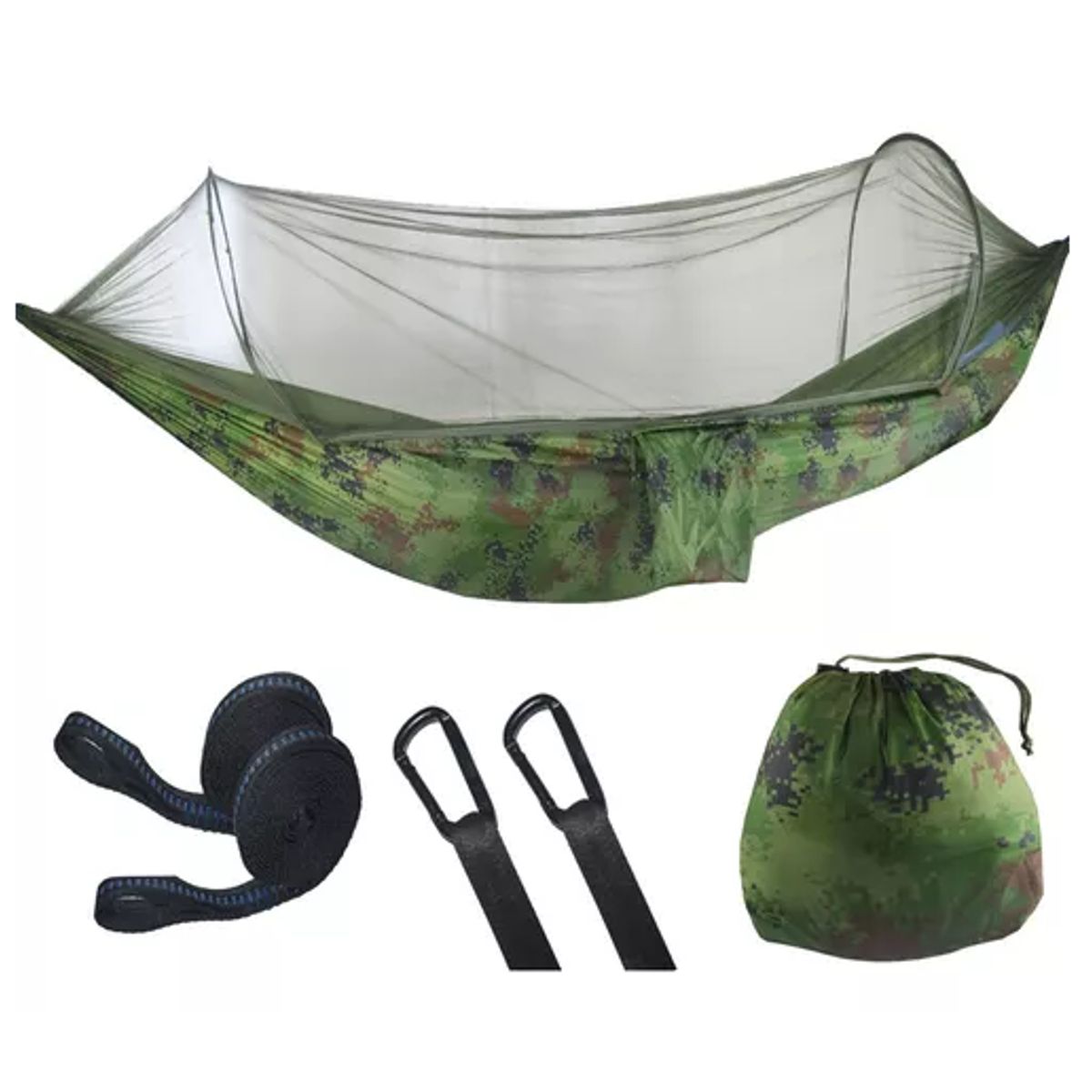 GENERICO - Colgante para acampar al aire libre con mosquitera