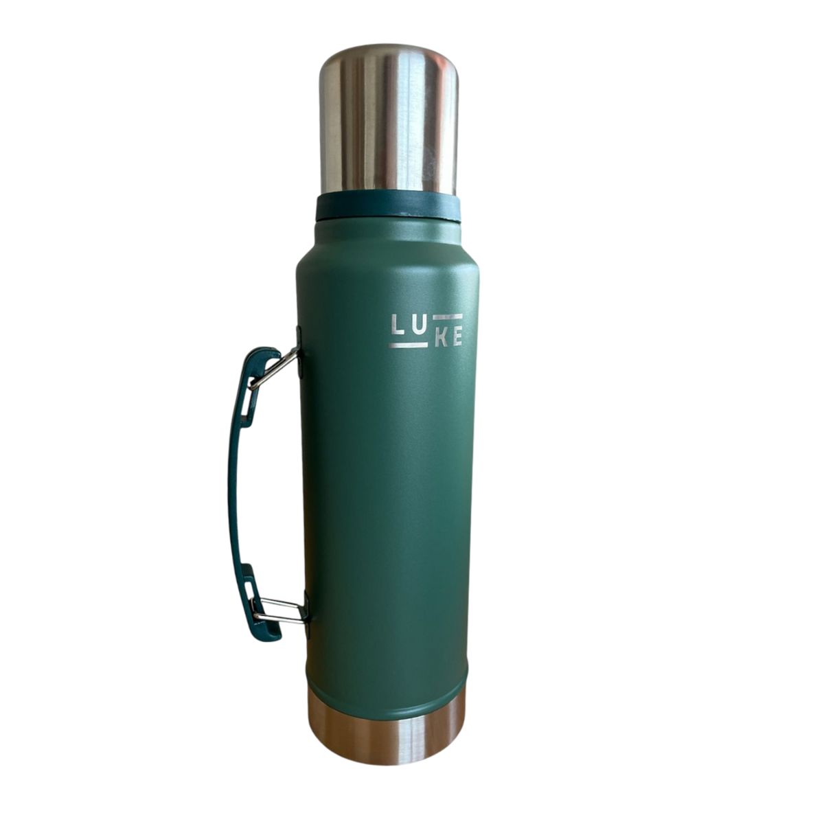 GENERICO - Termo Liquido Acero Inoxidable 1.3 Lts. Color Verde LUKE