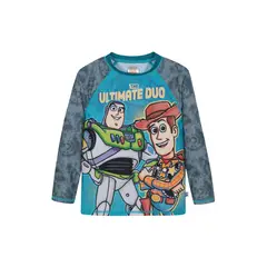 DISNEY - Traje de Baño Niño Polera UV50 MLarga Toy Story - Gris
