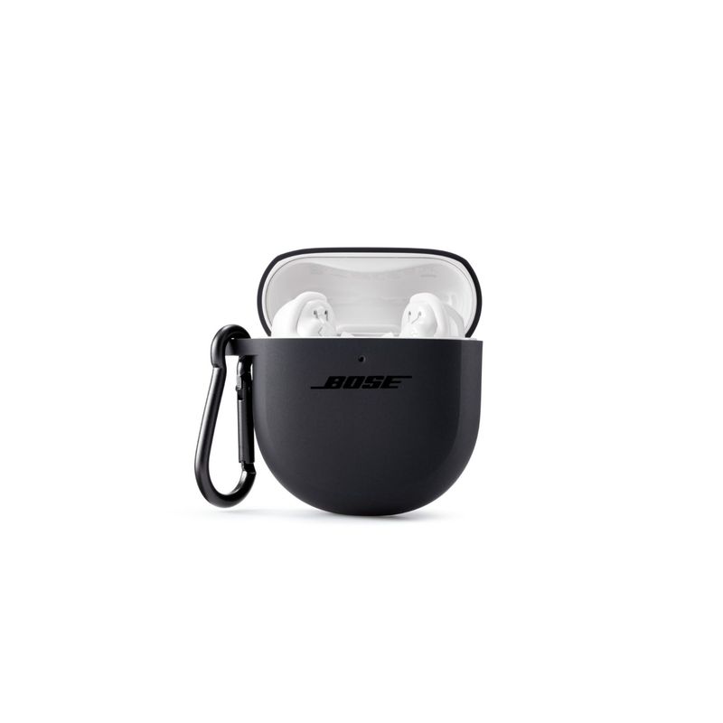 BOSE - Funda Case Cubierta Silicona Audífonos Bose Ultra Earbuds Negro