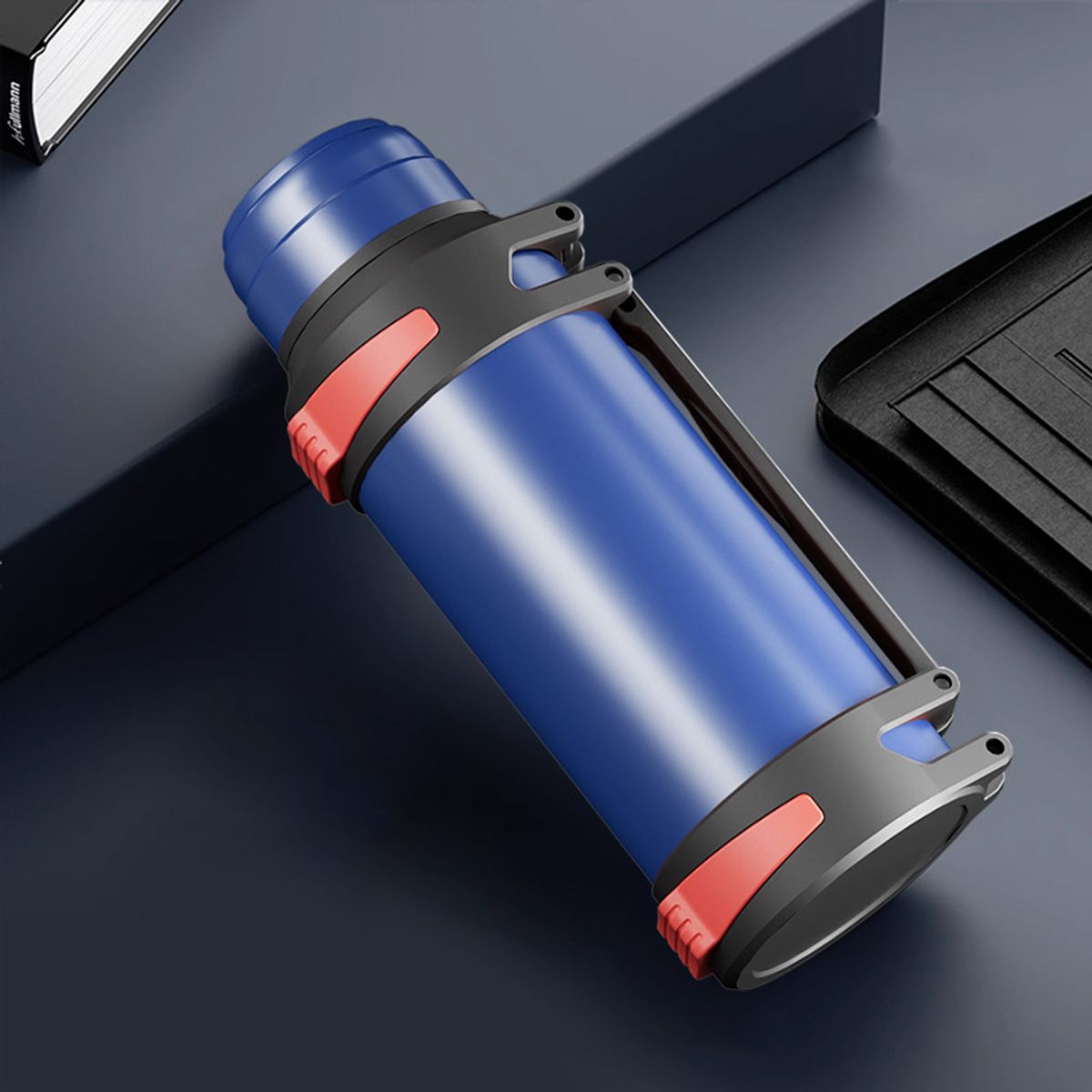 EDWINAYY - Termo de acero inoxidable de gran capacidad para el hogar