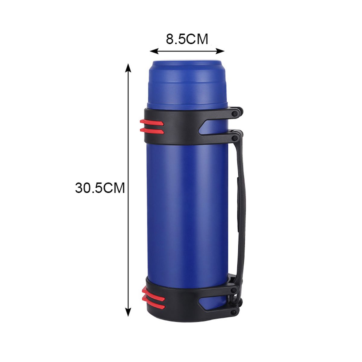 EDWINAYY - Termo de acero inoxidable de gran capacidad para el hogar