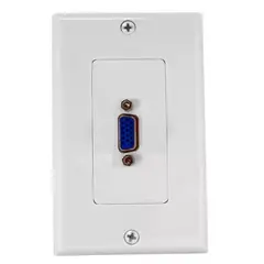 GENERICO - PLACA A MURO 1 PUERTO VGA, TIPO COPLA