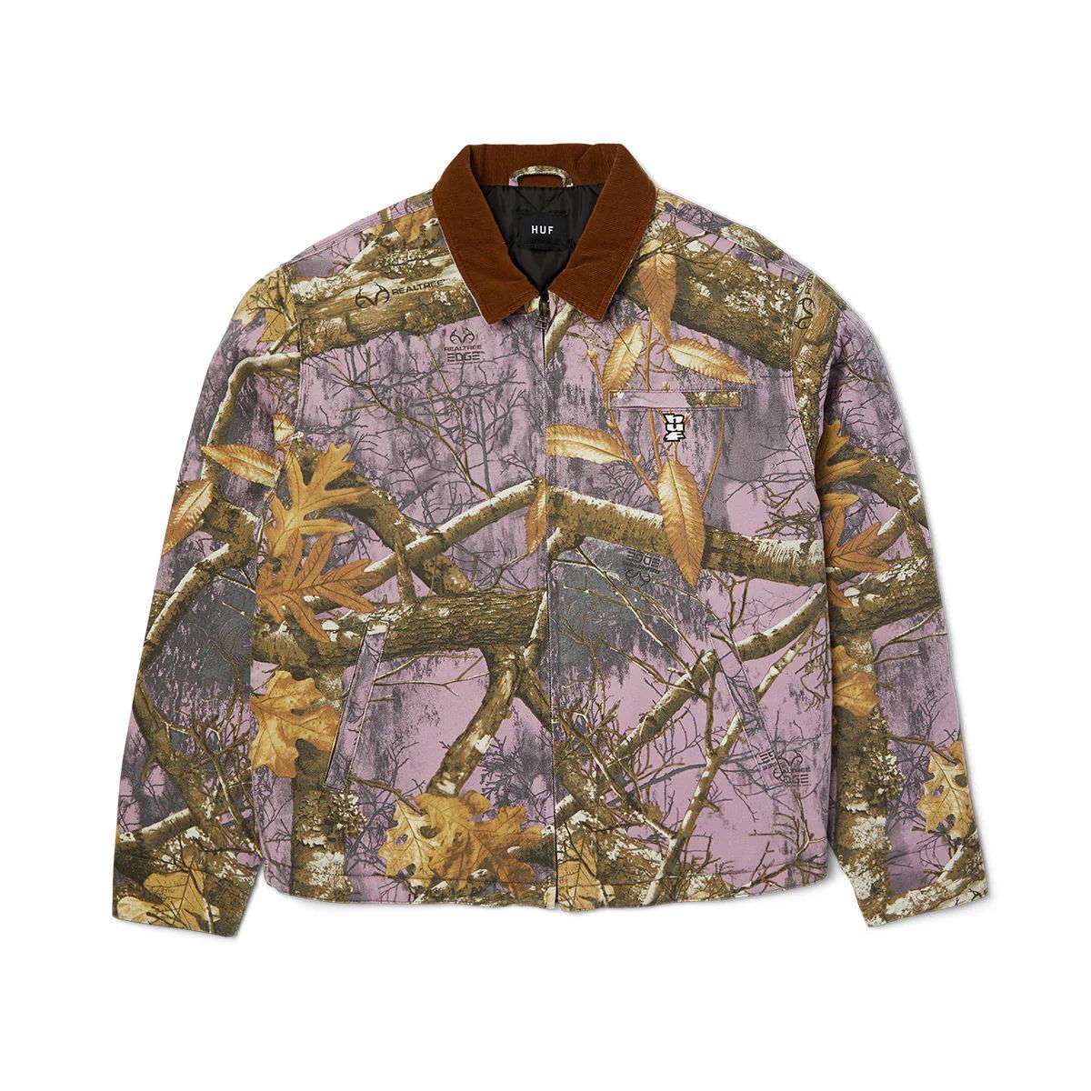 HUF - CHAQUETA HUF X REALTREE MEGABLAST WORK JACKET LILAC