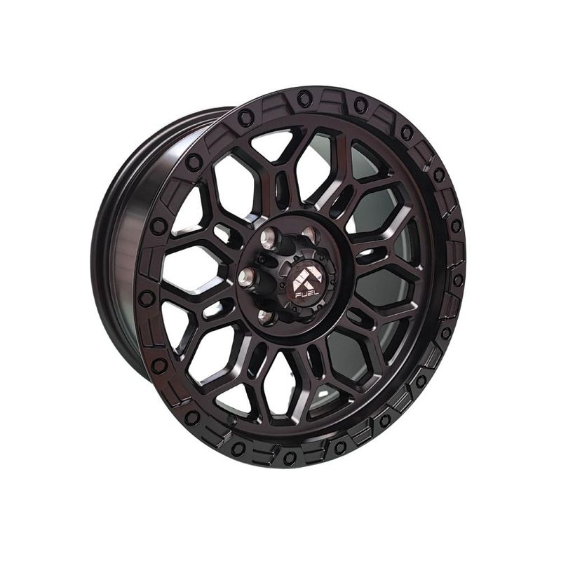 GENERICO - Juego de Llantas 16x8 6x1143 Et0 matt black HX015