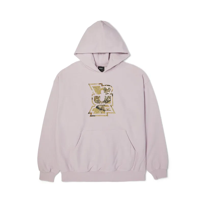 HUF - POLERON HUF X REALTREE MEGABLAST HOODIE LILAC