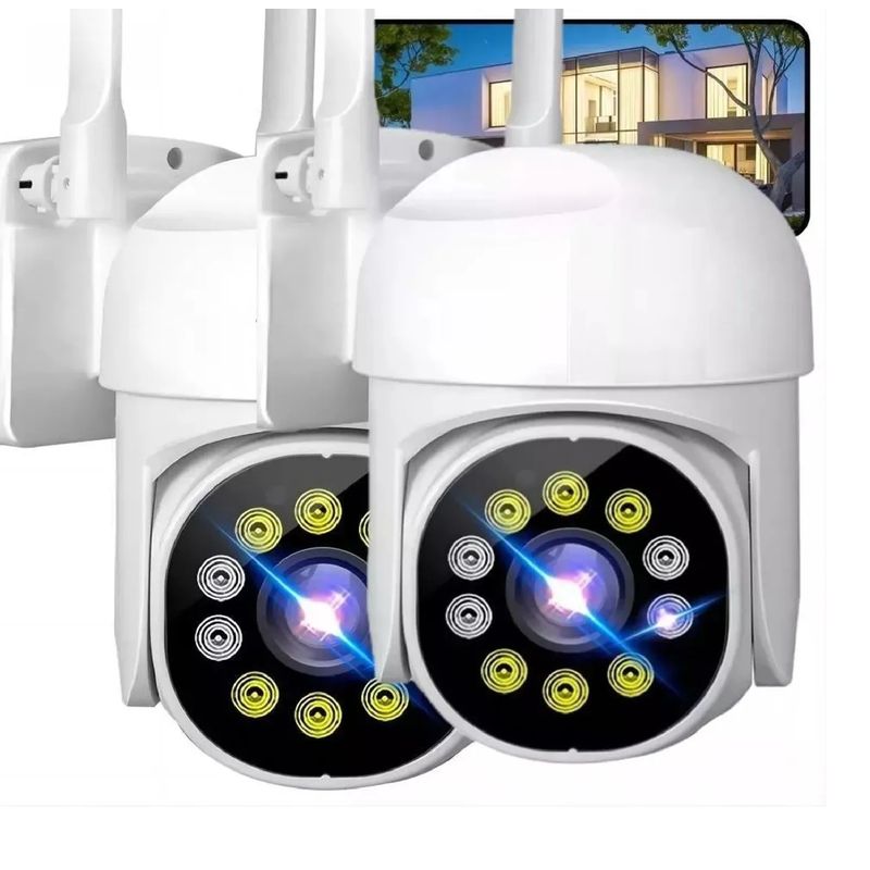 GENERICO - X2 Cámara Ip Wifi Hd Motorizada Yoosee Model 8807jw