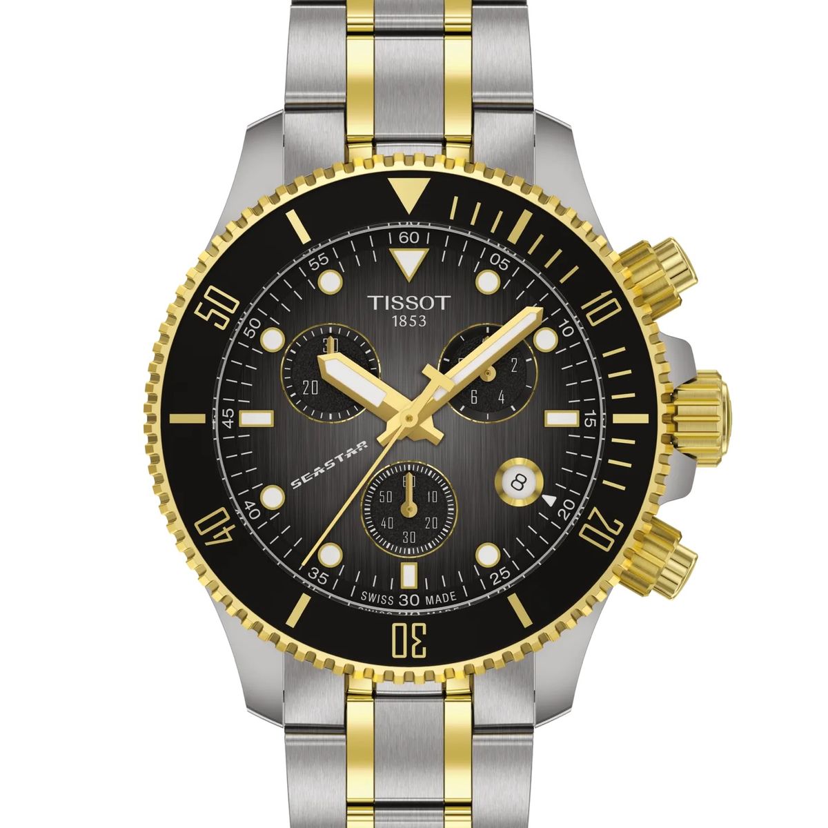 TISSOT - Reloj Tissot Seastar 1000 Chronograph Bicolor