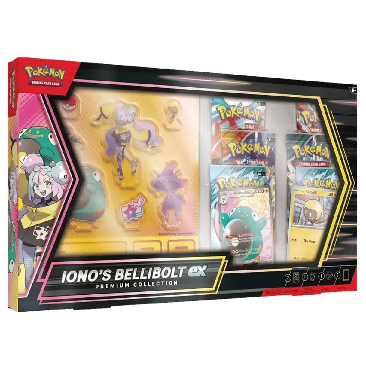 POKEMON - Pokemon TCG Iono’s Bellibolt EX Premium Collection Ingles
