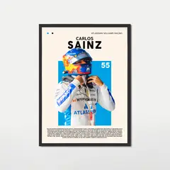GENERICO - Cuadro decorativo Formula 1 Carlos Sainz Williams