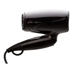 GAMA - Secador Eolic Mini Negro 1600w Plegable Ion Negro