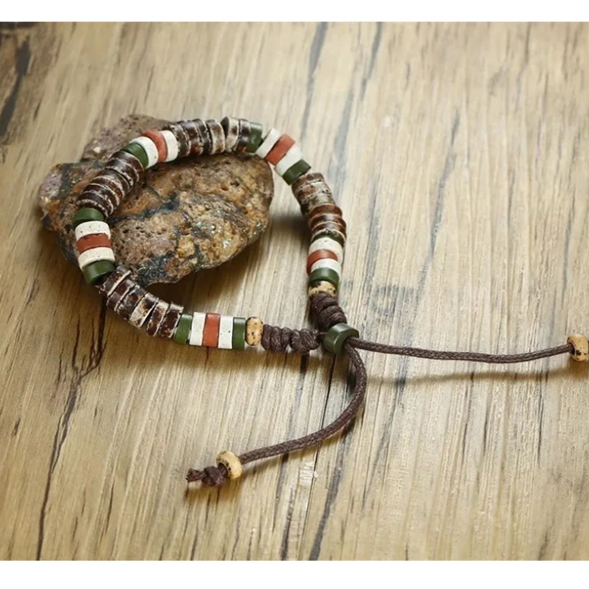 GENERICO - Pulsera De Piedra Natural De Rio Hombre Mujer Moda
