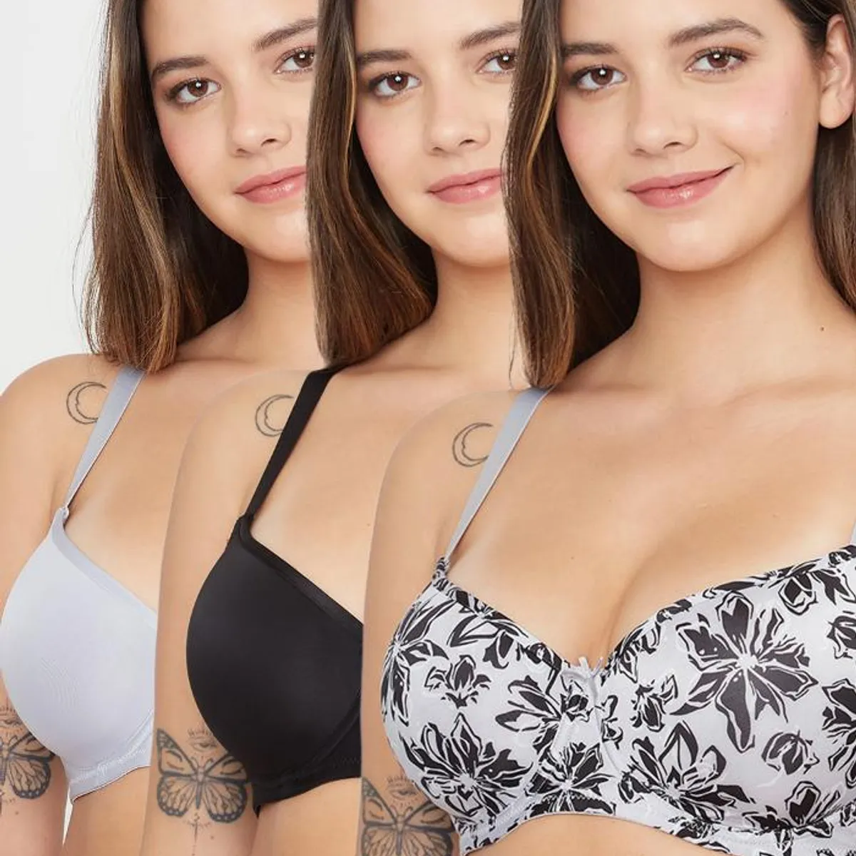 KAYSER - Pack 3X  Sosten Soft Microfibra P350024-GRI4 Kayser