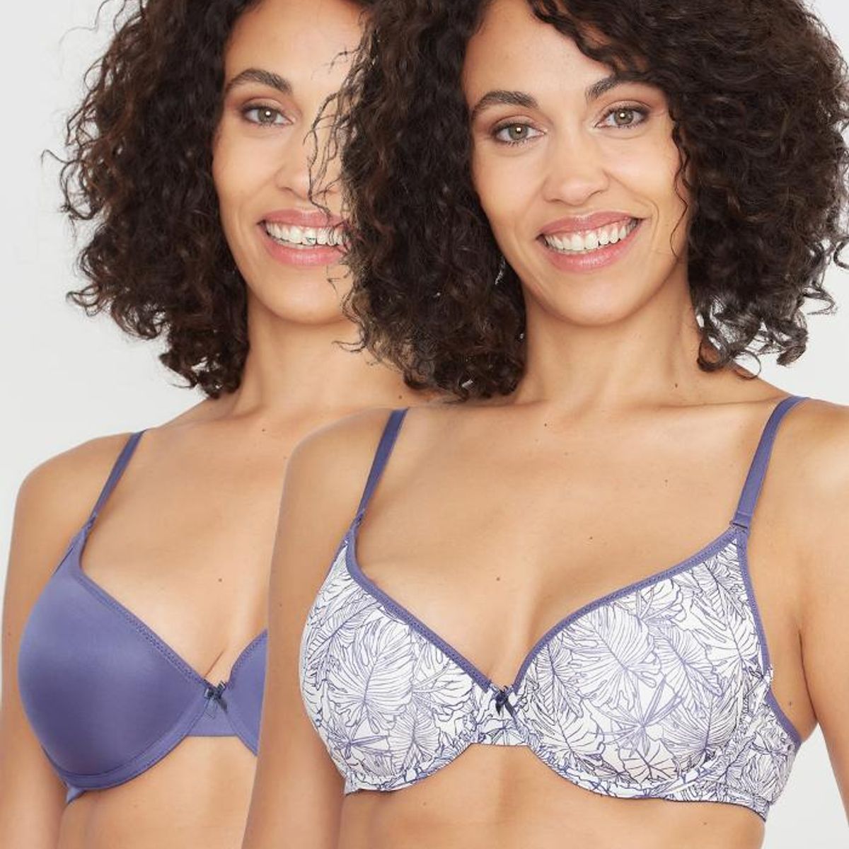 KAYSER - Pack 2X  Sosten  Push Up Microfibra P250023-AZU6 Kayser - Azul