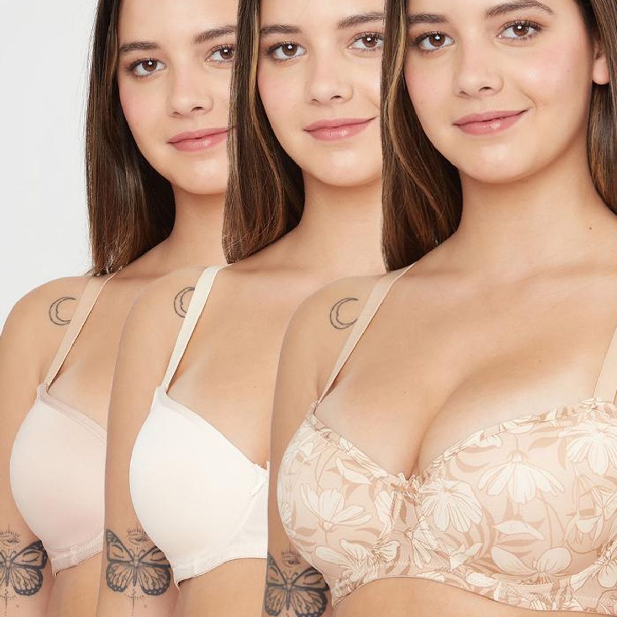 KAYSER - Pack 3X  Sosten Soft Microfibra P350024-CAF3 Kayser - Café