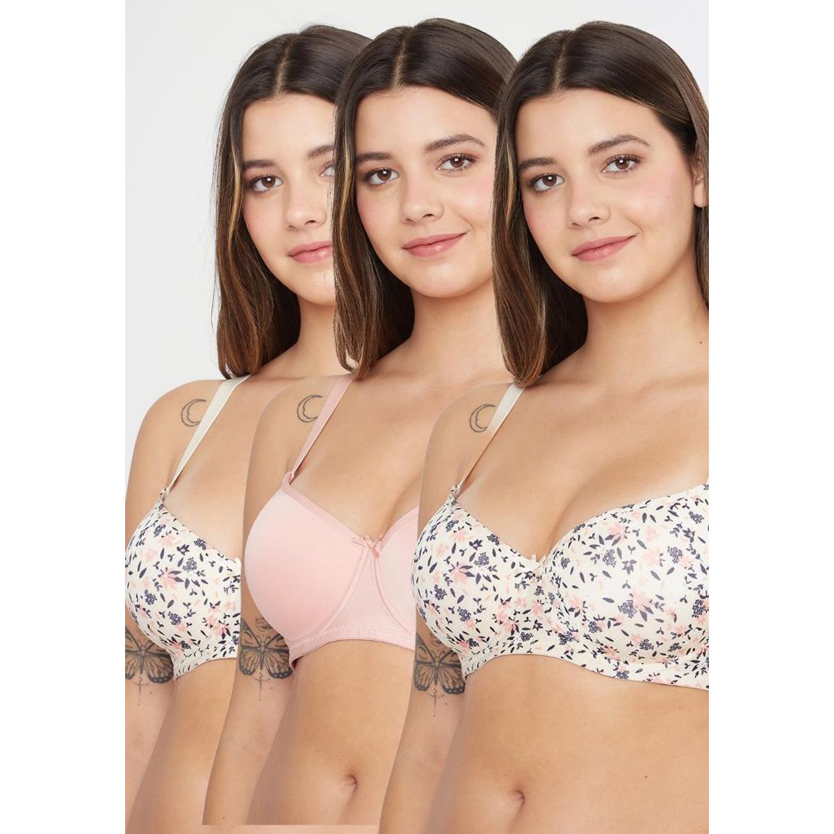 KAYSER - Pack 3X  Sosten Soft Microfibra P350024-MRF3 Kayser - Blanco