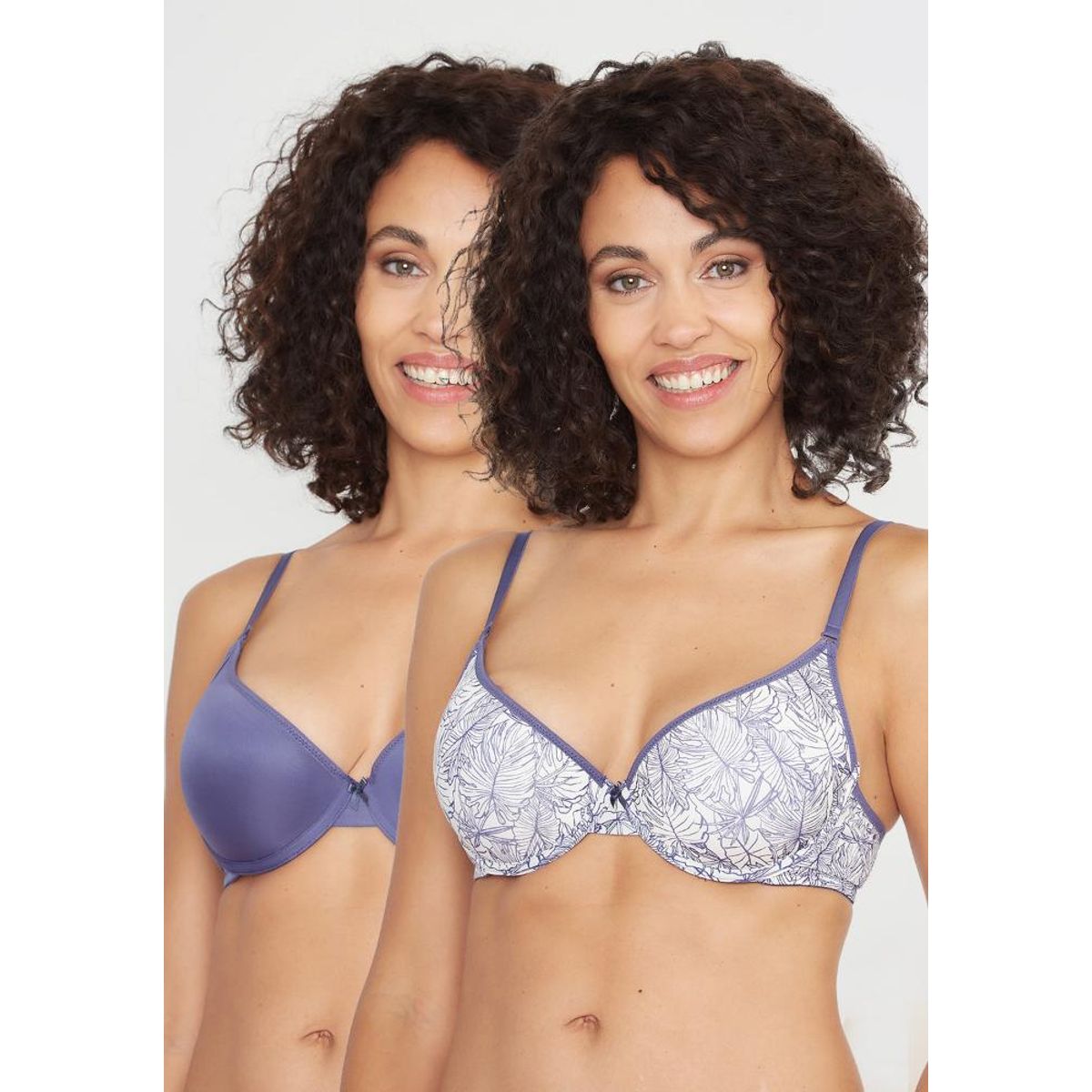 KAYSER - Pack 2X  Sosten  Push Up Microfibra P250023-AZU6 Kayser - Azul