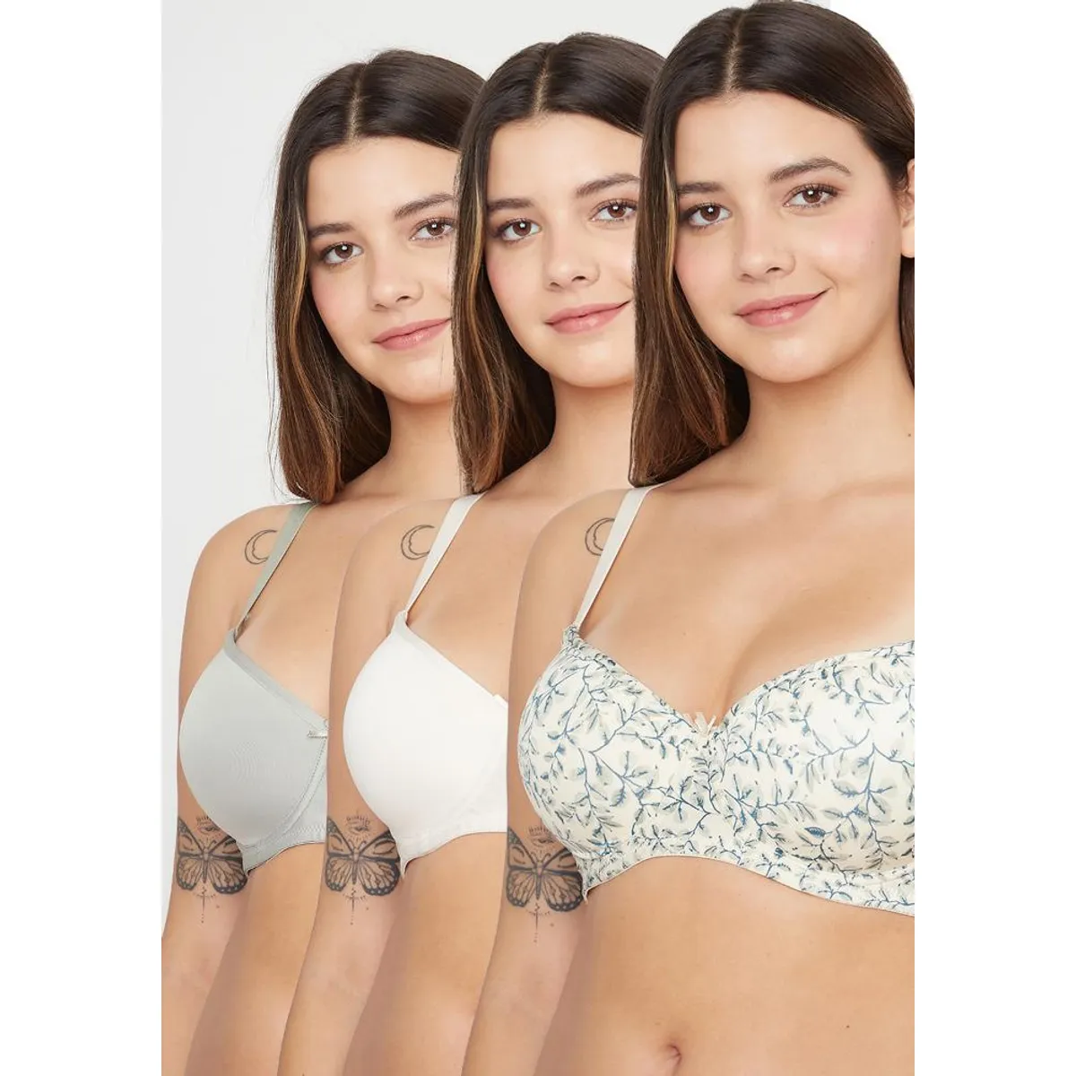 KAYSER - Pack 3X  Sosten Soft Microfibra P350024-VER Kayser - Verde